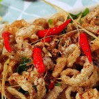 Cách làm da heo chiên giòn xóc tỏi ớt bằng nồi chiên không dầu