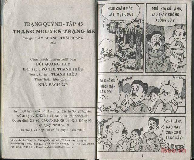 Đọc Truyện Tranh Trạng Quỳnh 43
