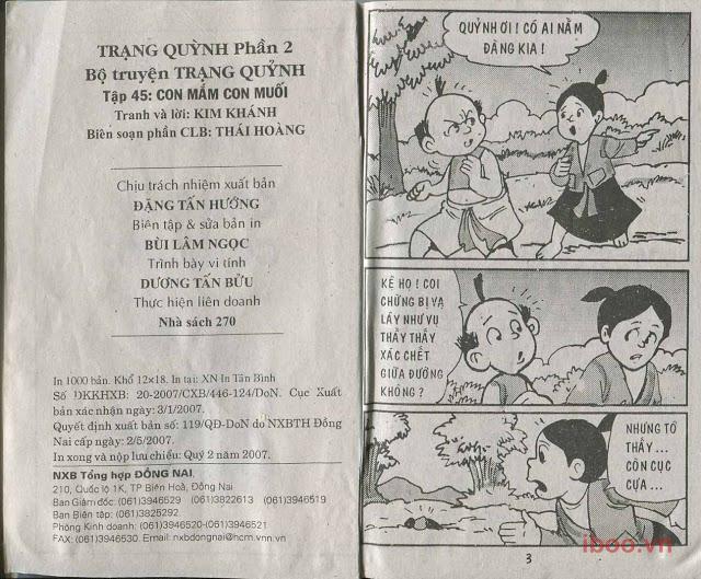 Đọc Truyện Tranh Trạng Quỳnh 45